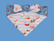 Our fashionable pet bandanas tie into a cute bow!