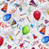 birthday dog bandanas - reverse side has brown paw prints